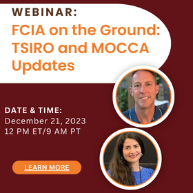 FCIA on the Ground: TSIRO and MOCCA Updates