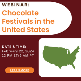 Webinar: Chocolate Festivals in the United States