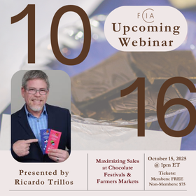 FCIA Webinar - Maximizing Sales at Chocolate Festivals & Farmers Markets