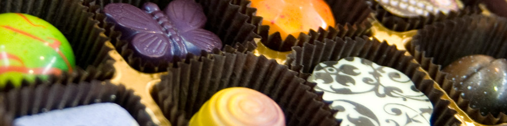 Chocolates on display at a previous San Francisco Chocolate Salon